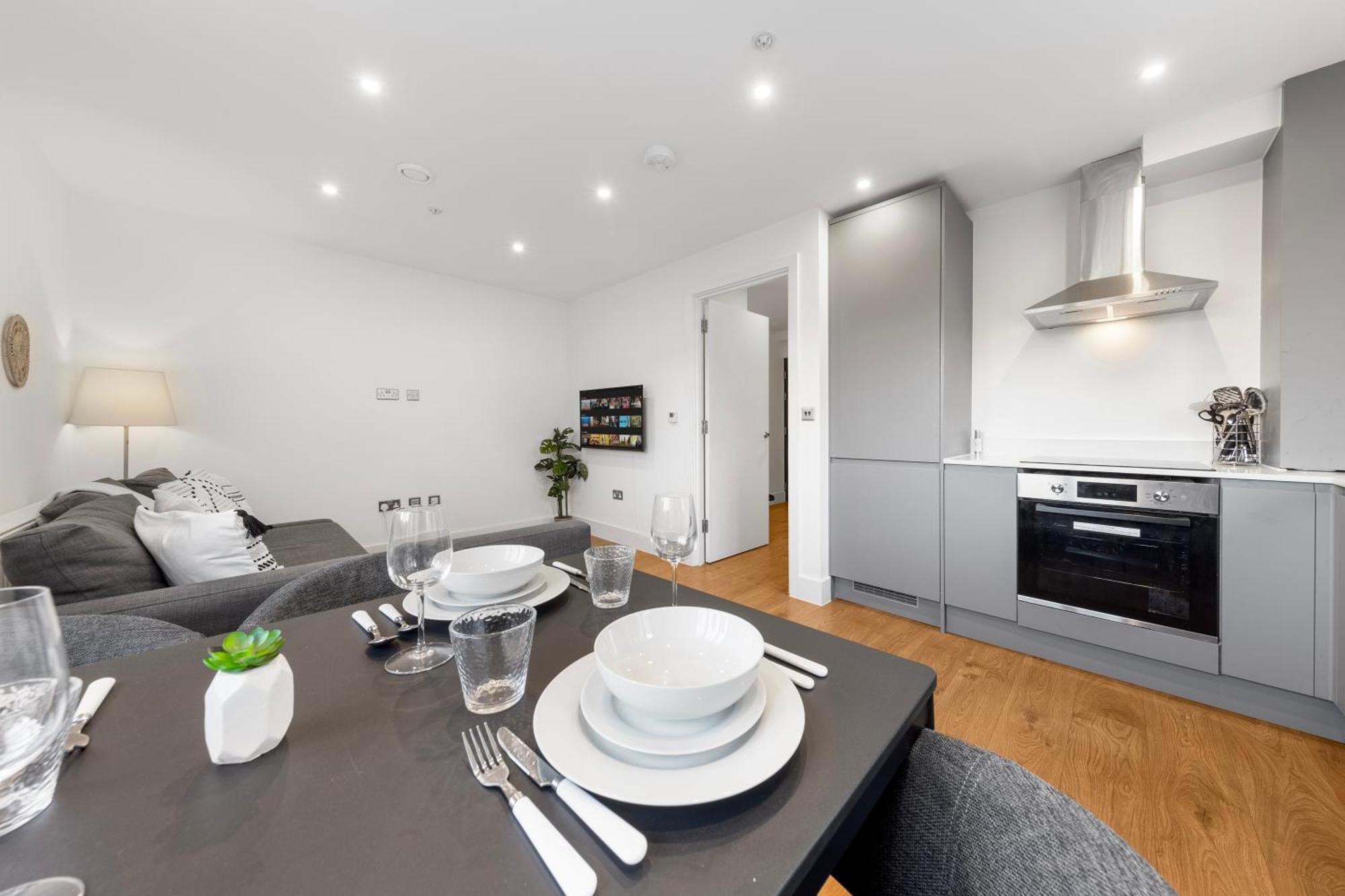 Stylish Nine Elms Vauxhall 1 Bedroom Appartamento